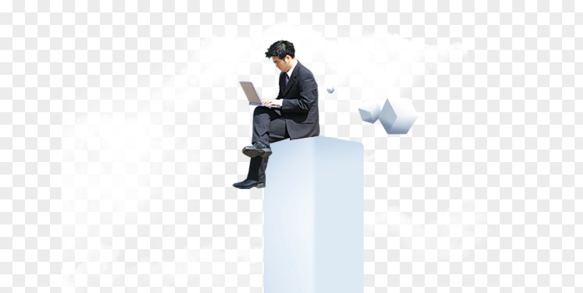 Business Man Sitting Download PNG