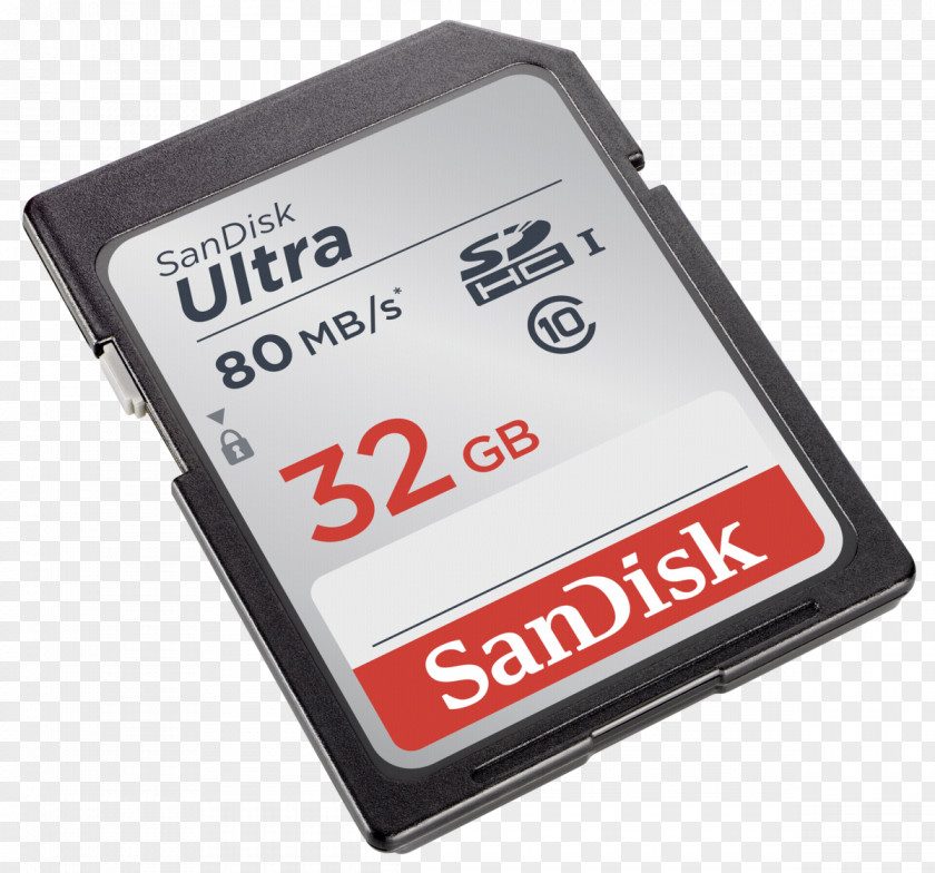 Camera SDHC Secure Digital Flash Memory Cards SanDisk SDXC PNG