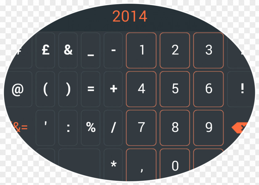 Design Numeric Keypads Space Bar PNG