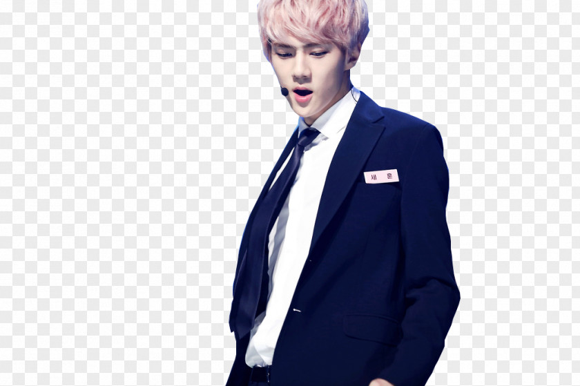 Sehun Blazer Tuxedo M. Necktie PNG