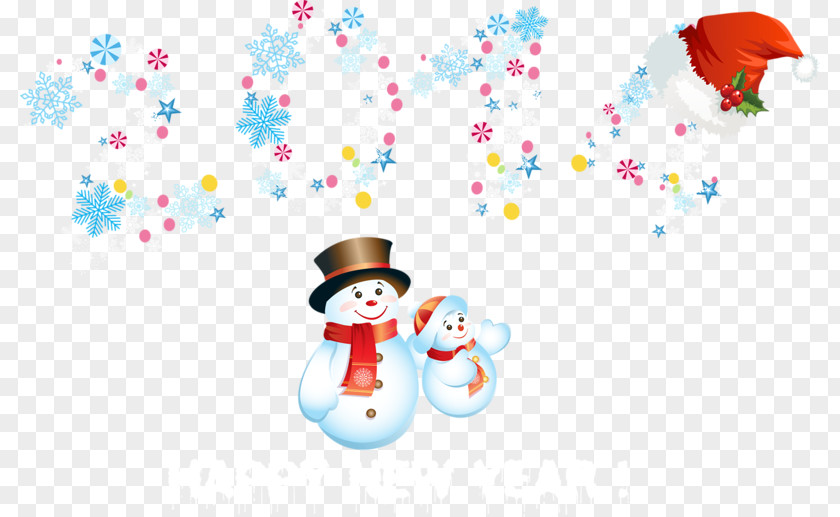 Snowman Christmas Ornament New Year Gift PNG