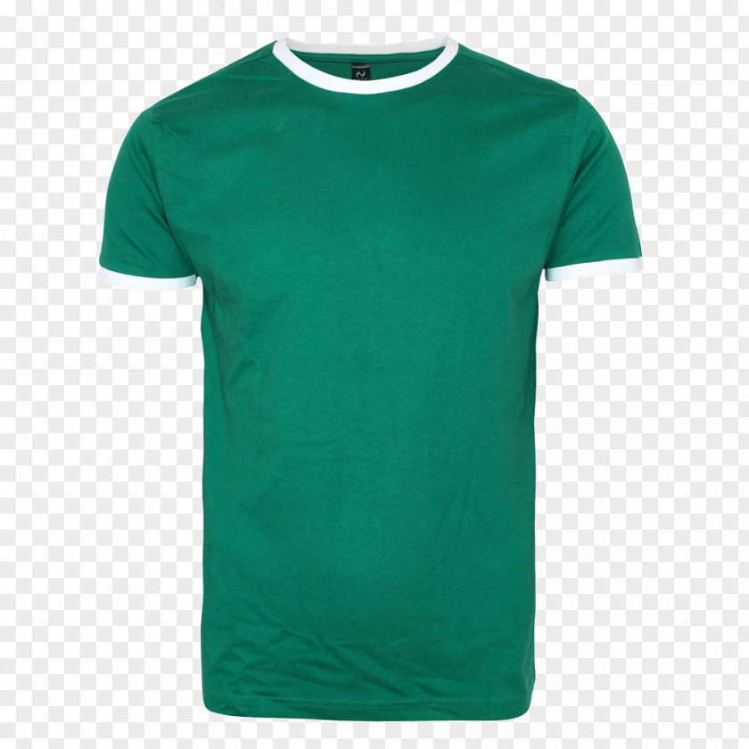 T-shirt Green Sleeve Gildan Activewear PNG