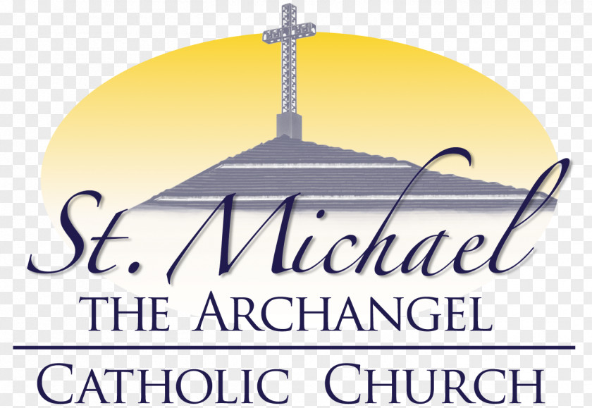 St. Michael Archangel Logo Saint Catholic Church PNG