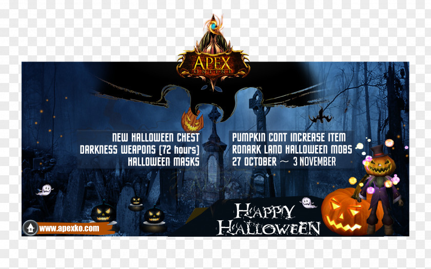 Apex Event Production Newspaper Halloween Graphic Design Knight Online PNG