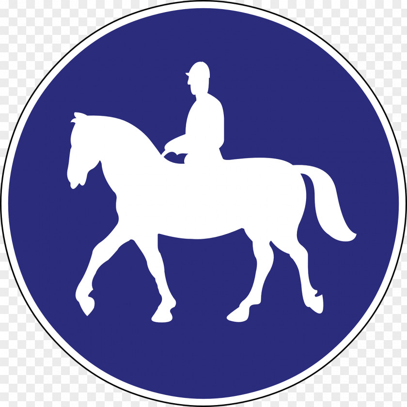 Horse Equestrian Mule Track Traffic Sign PNG