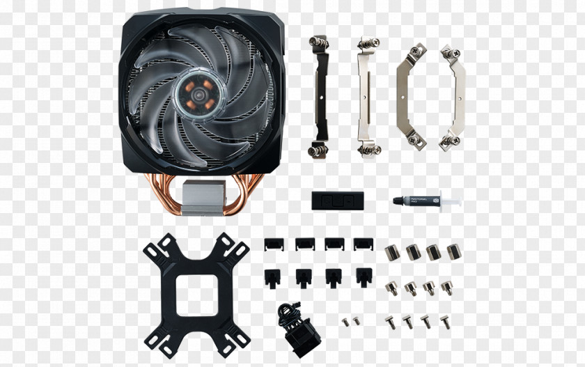 Install The Master Computer Cases & Housings Cooler System Cooling Parts CPU Socket LGA 2066 PNG