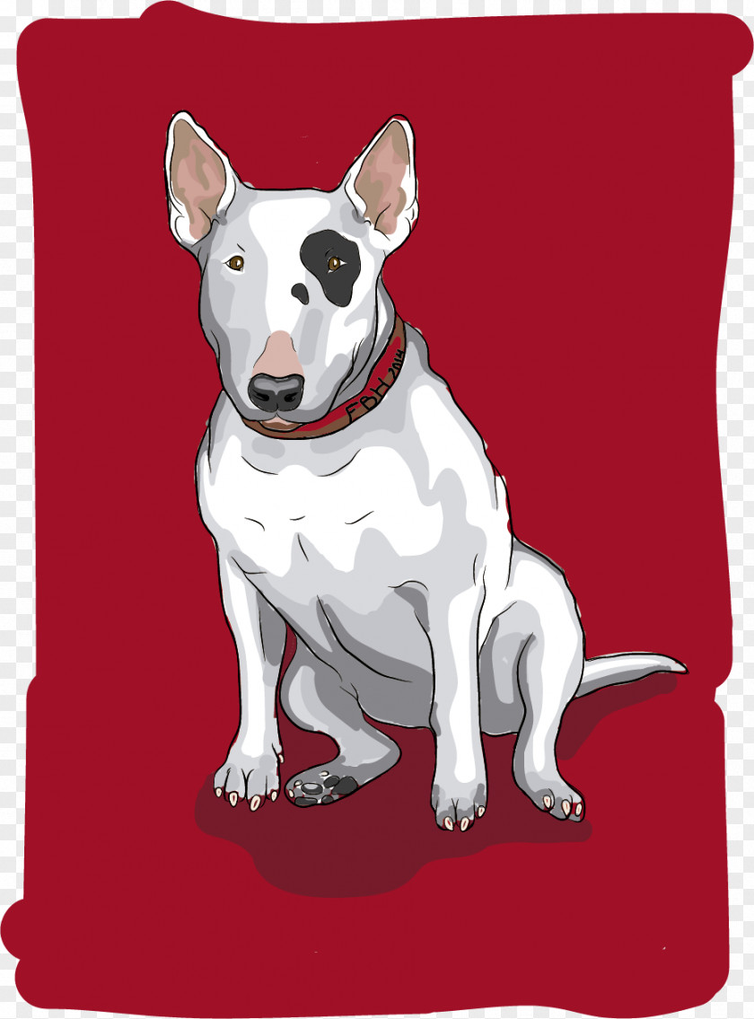 Miniature Bull Terrier Old English White Dog Breed PNG