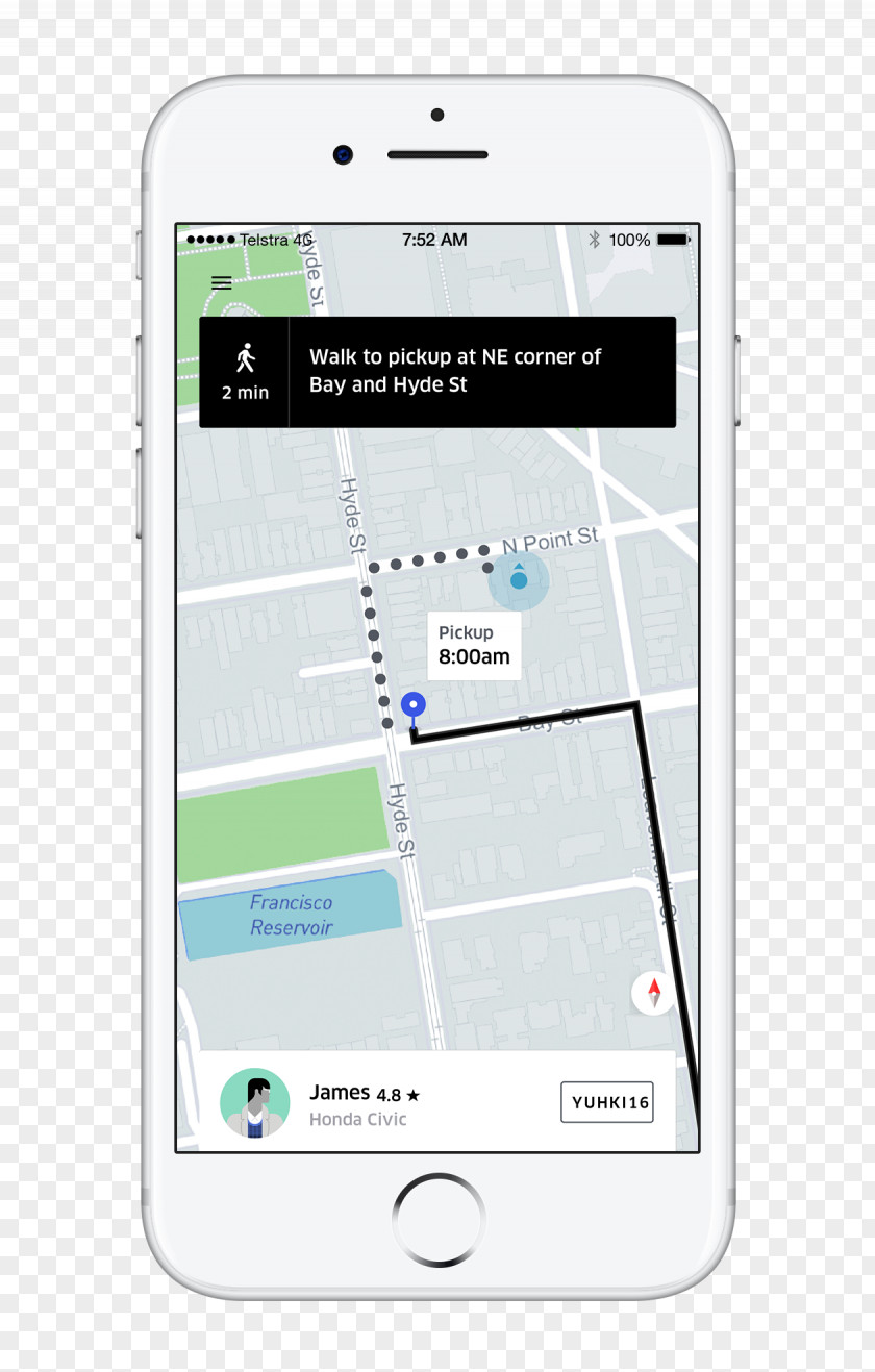 Smartphone Carpool Uber Real-time Ridesharing PNG