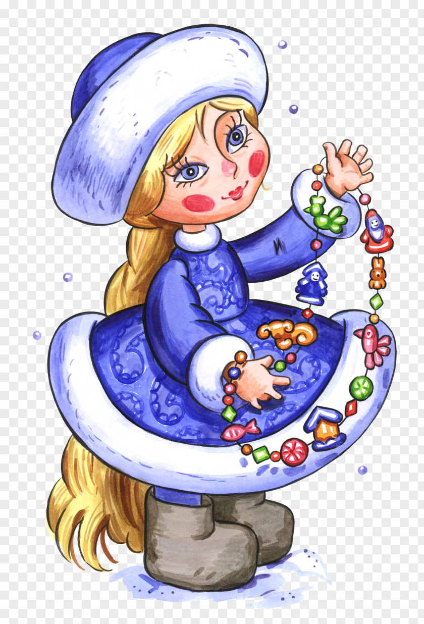 Snegurochka Ded Moroz Grandfather Fairy Tale Christmas PNG