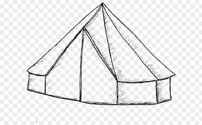 Tents Drawing Bell Tent Camping Line Art PNG