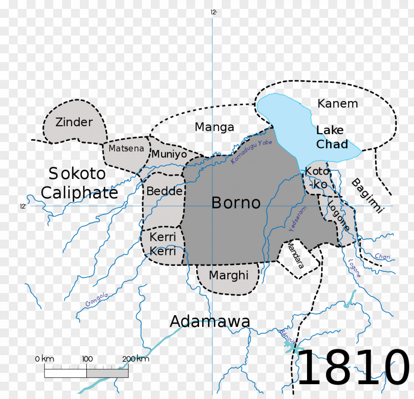 Naissance Kanem–Bornu Empire Sokoto Caliphate Borno State PNG