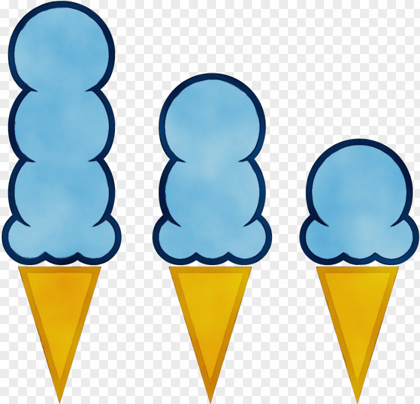 Ice Cream Cone Line Meter Jewellery PNG