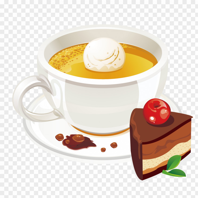 Tea Dessert Cake Pastry Image PNG