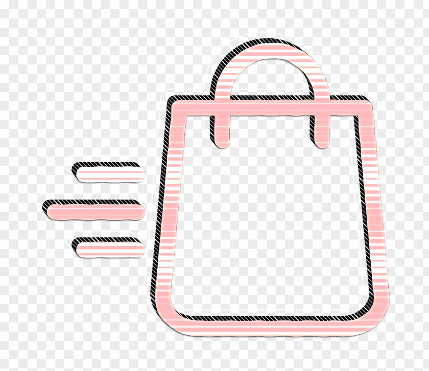 Business Icon Shopping Bag Ecommerce Set PNG