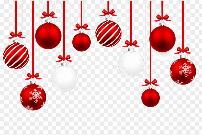 Christmas Balls Ornament Illustration PNG