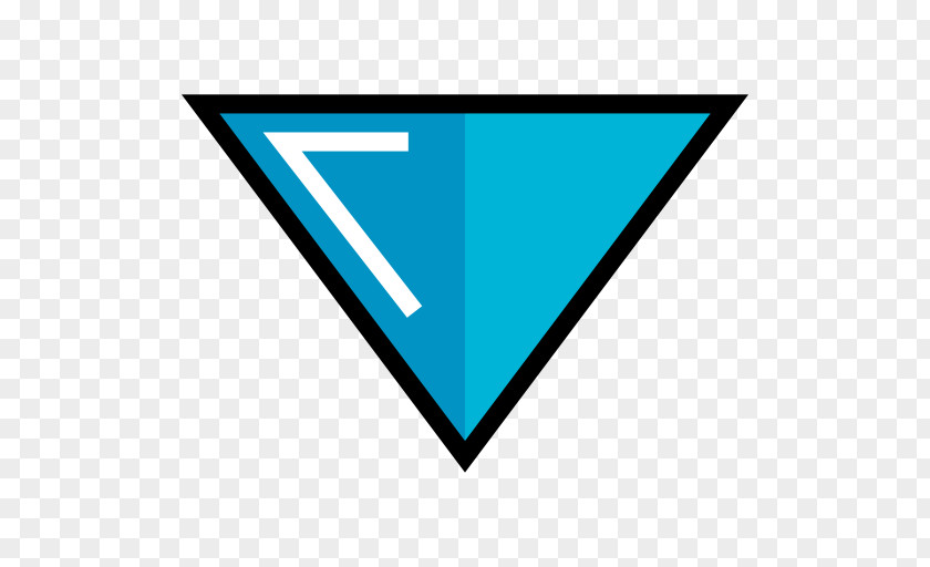 Down Arrow Triangle Area Point Rectangle PNG