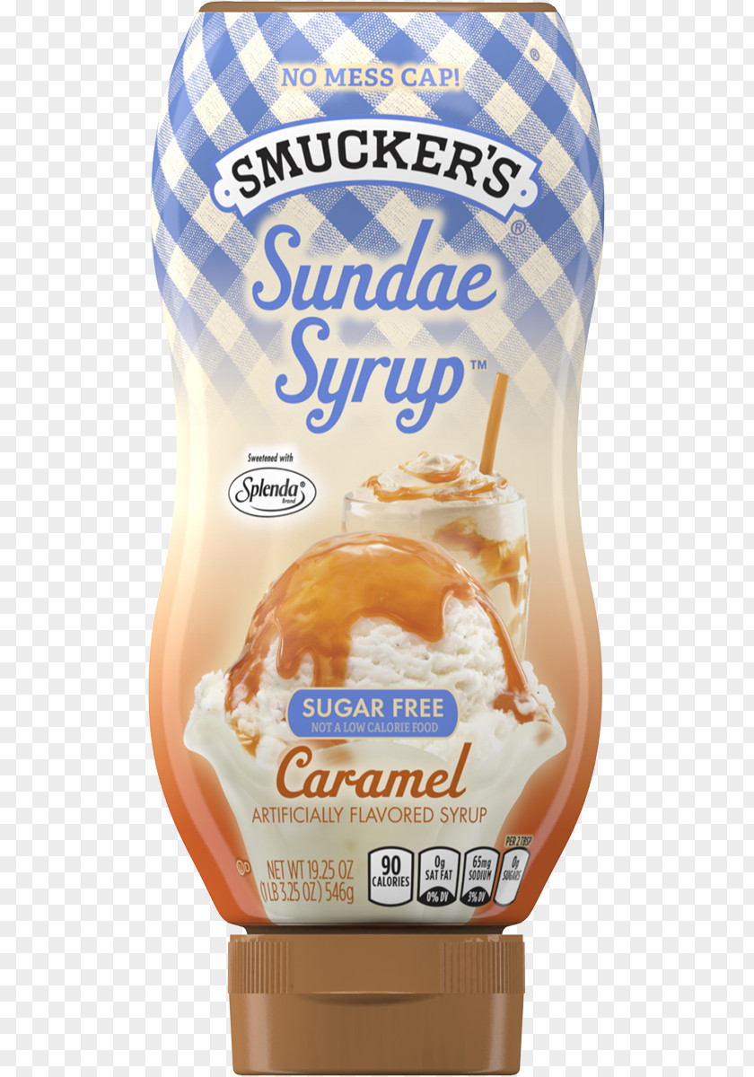 Flavored Syrup Sundae Butterscotch Angel Food Cake Ice Cream The J.M. Smucker Company PNG