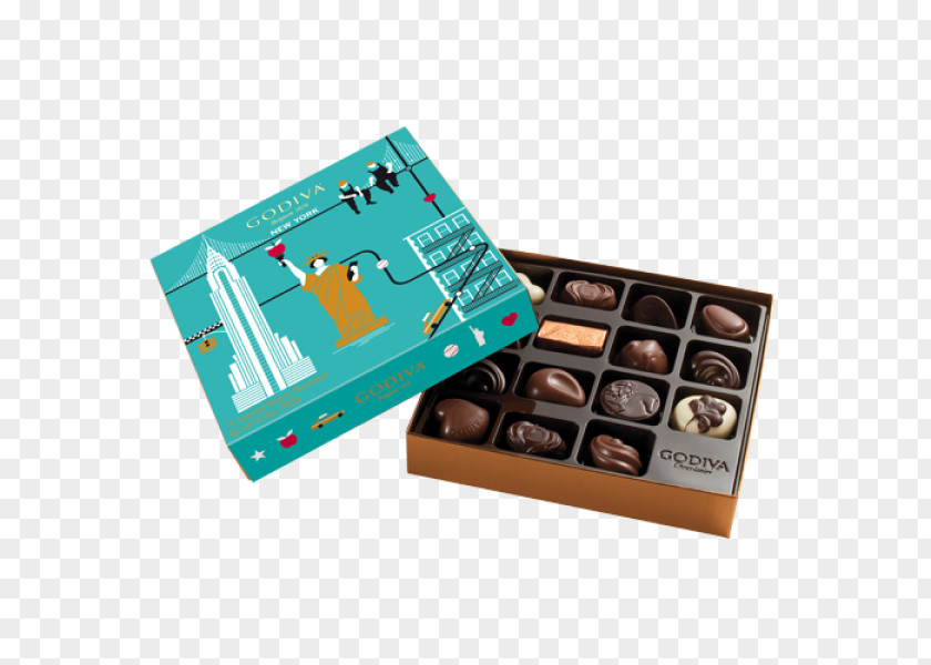 Godiva Milk Chocolate Chocolatier Praline Belgian Truffle PNG