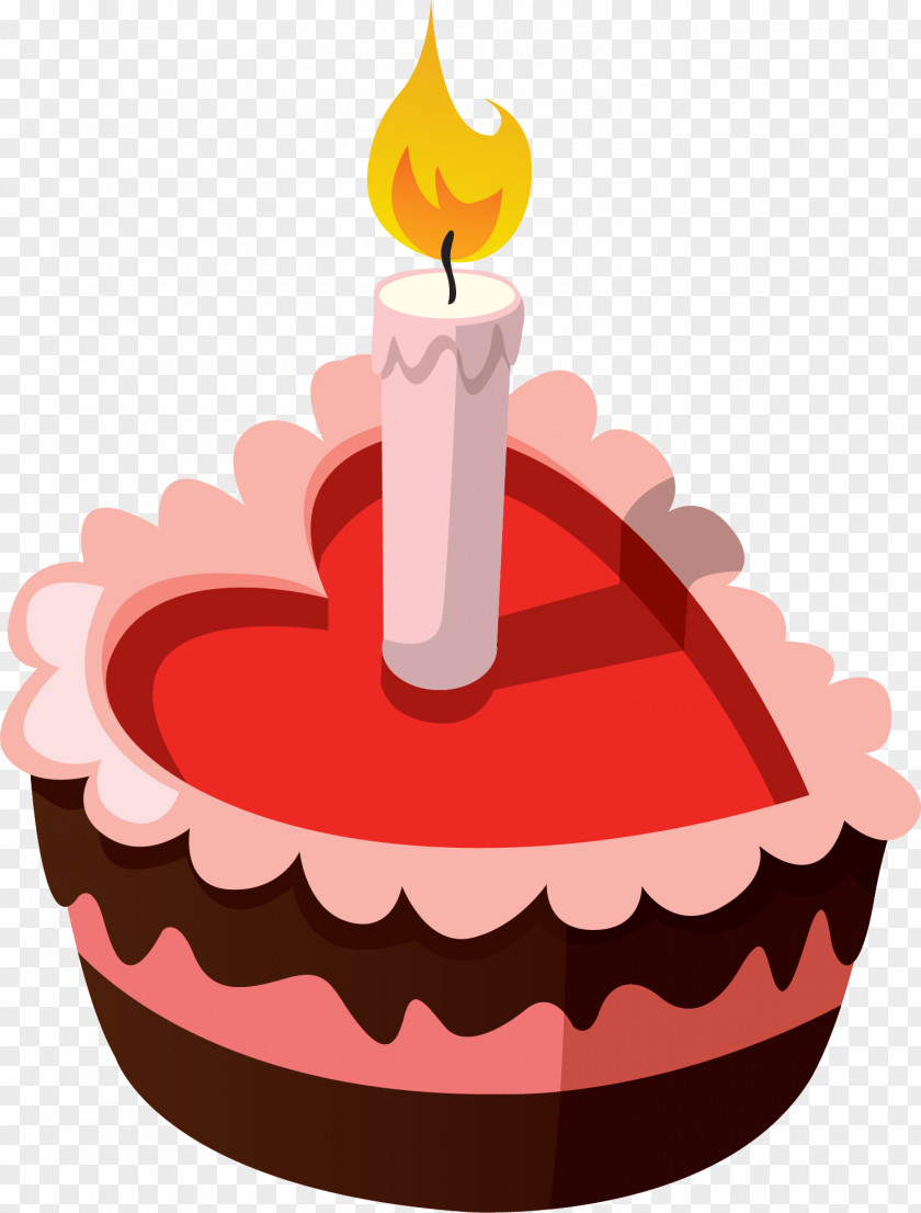 Heart Birthday Cake Valentine's Day Clip Art PNG
