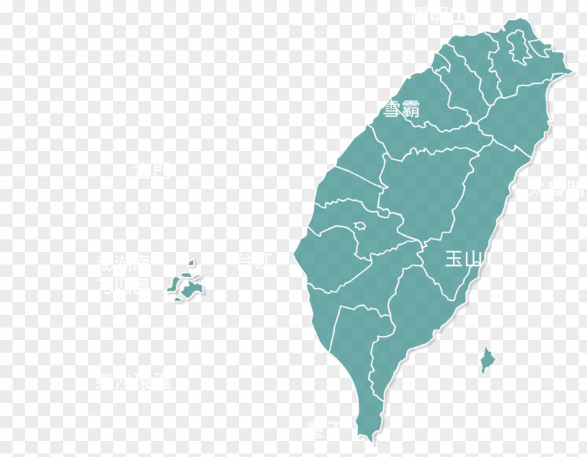 Map Of Taiwan Yangmingshan Shei-Pa National Park Hengchun Yushan Northern PNG