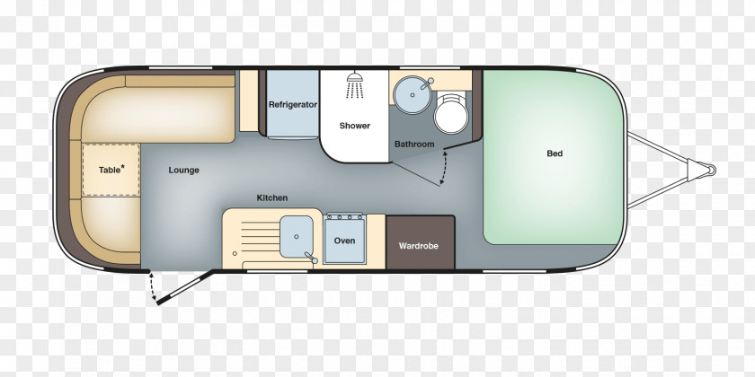Moveable Feast Airstream Finance Floor Plan Campervans PNG