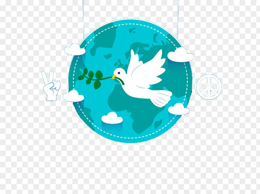 Dove And Olive Branch International Day Of Peace World U548cu5e73u9d3f Euclidean Vector PNG