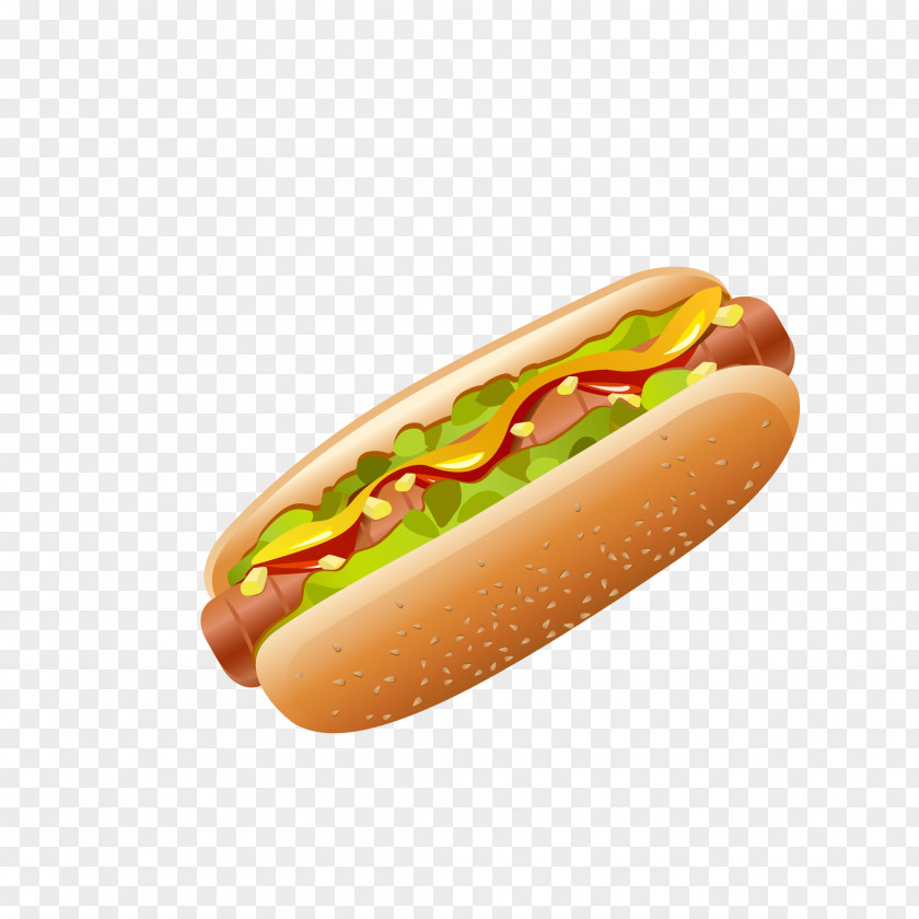 Hot Dog Vector Chicago-style Sausage Barbecue Ham And Cheese Sandwich PNG