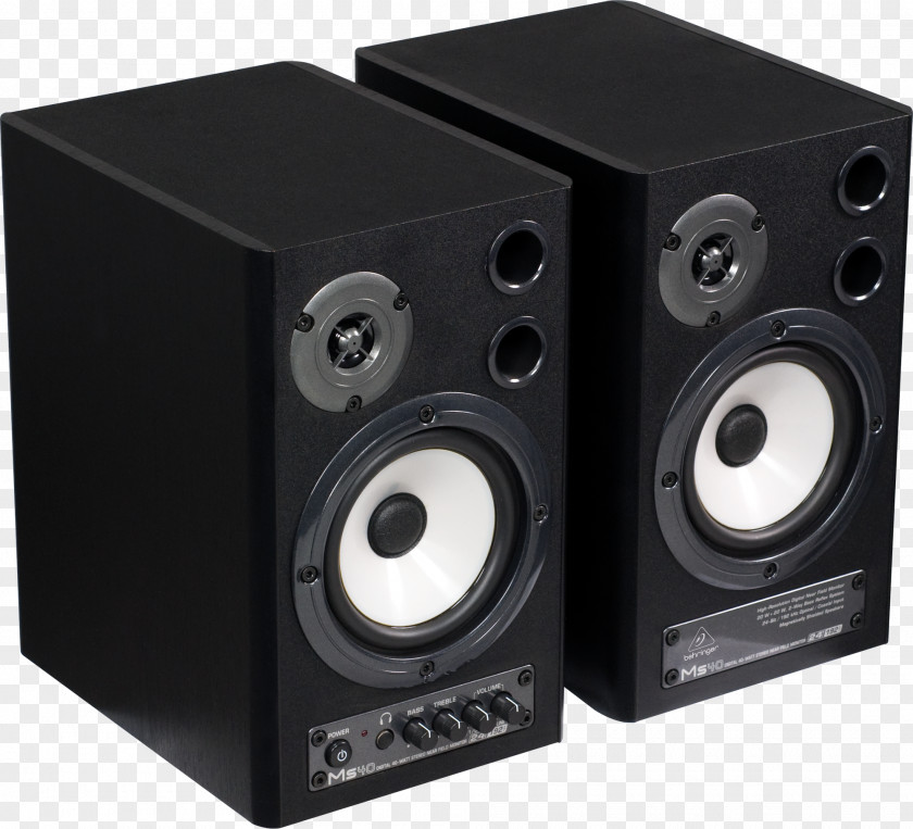 Studio Monitor Loudspeaker Audio Behringer Sound PNG