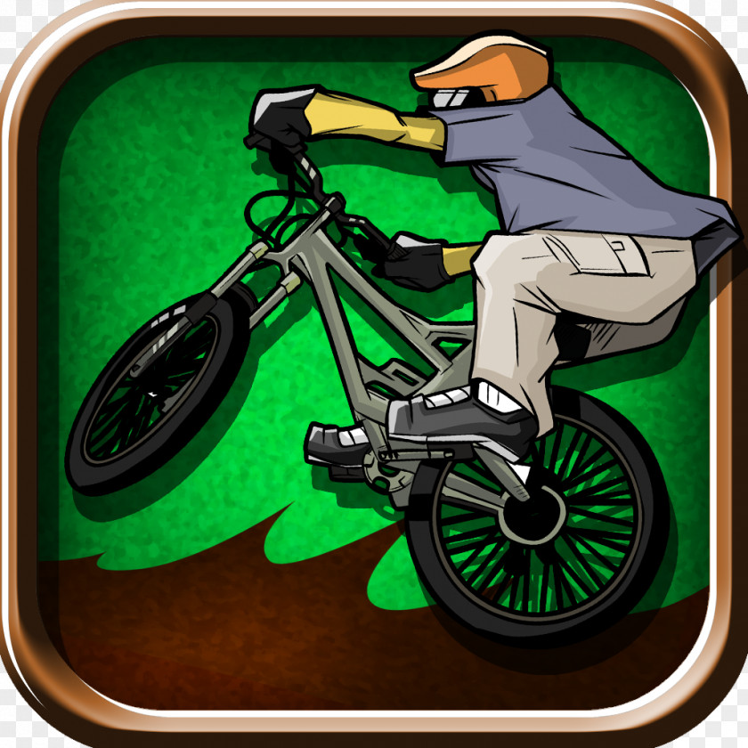 Bicycle Motor Vehicle Green Wheel PNG