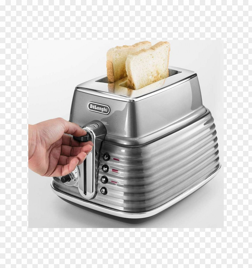 De'Longhi CTZ4003 Scultura 4 Slice Toaster Food Processor Home Appliance PNG