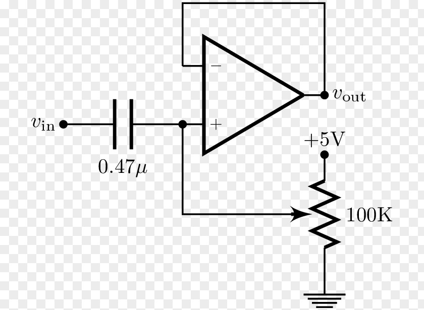 Operational Amplifier Electronic Circuit PH Meter Triangle Wave PNG