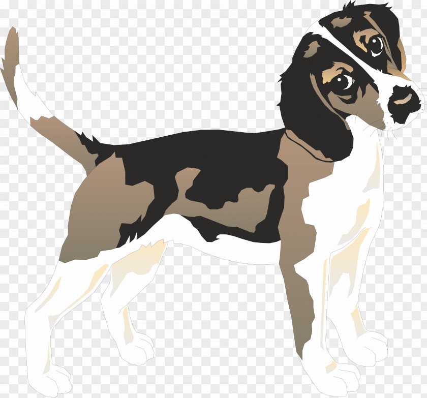 3d Dog Basset Hound Beagle Bearded Collie Puppy PNG