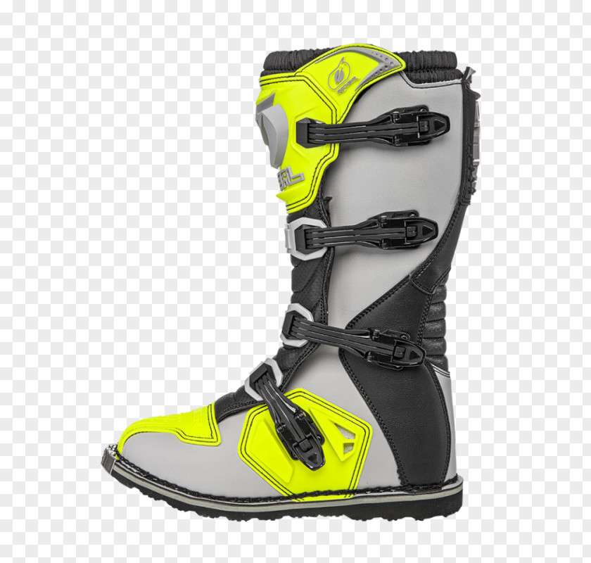 Boot Shoe Yellow Motocross Ski Bindings PNG