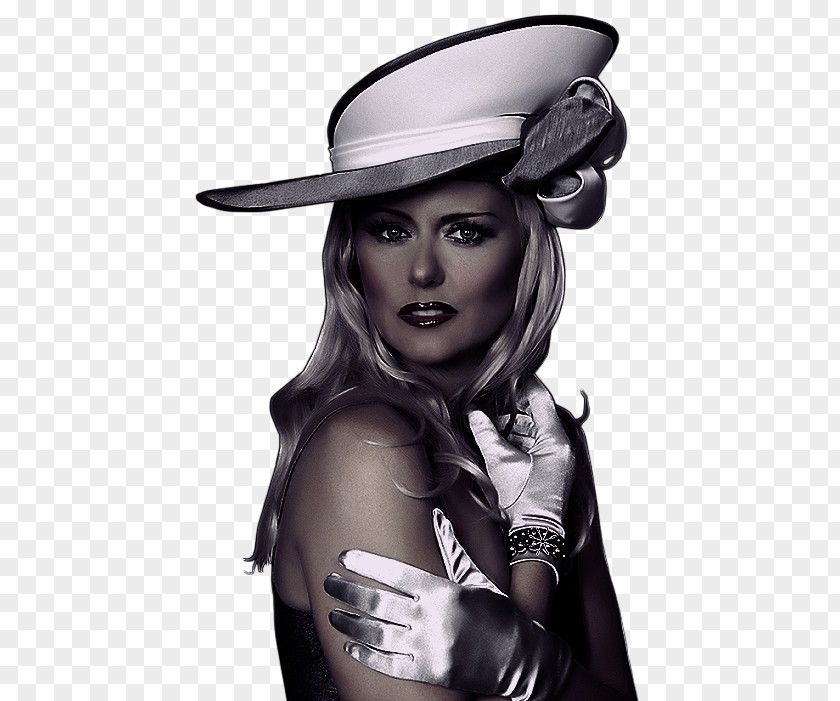 Hat Woman With A Painting PNG