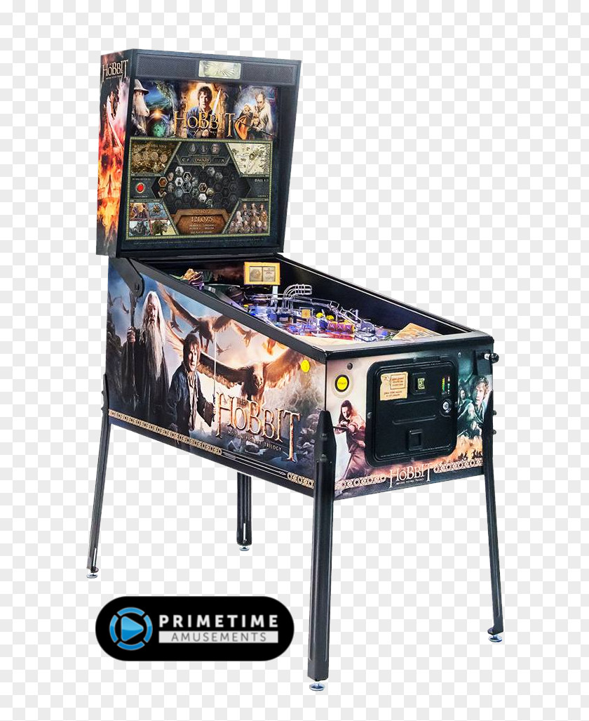 The Hobbit Arcade Game Jersey Jack Pinball Stern PNG