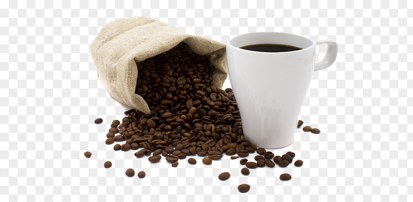 Coffee Beans And Cup Espresso Tea Soft Drink Smoothie PNG
