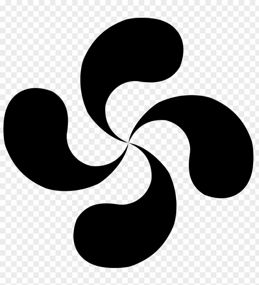 Symbol Basque Country Lauburu Swastika Cross PNG