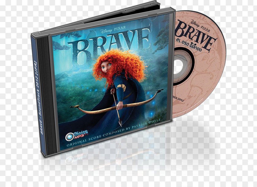 Valiente Compact Disc Soundtrack Brave Pixar Film PNG