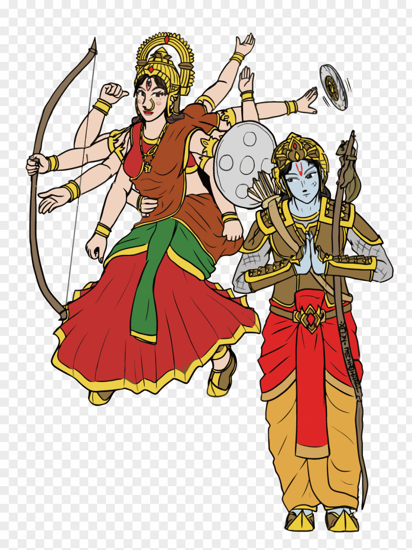 Vector Vishnu Ramayana Hanuman Sita Axf1janu0101 PNG