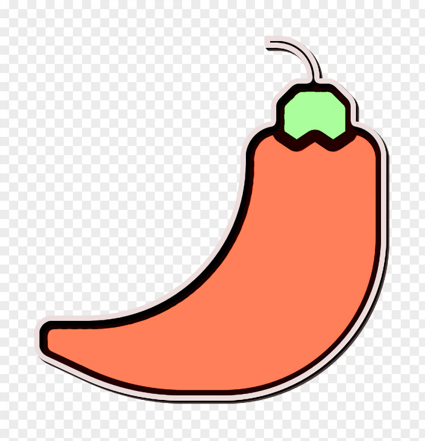 Chili Pepper Icon Fruit And Vegetable PNG