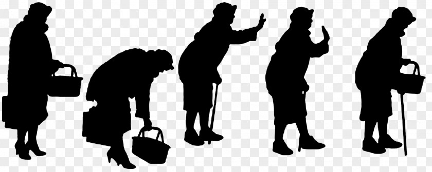 Older Women Silhouettes PNG women silhouettes clipart PNG