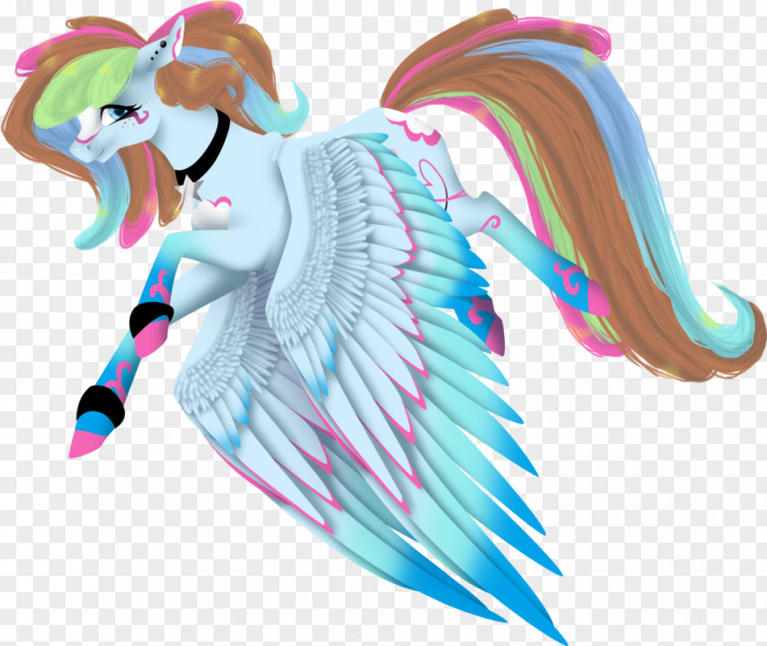 Rainbow Sugar Horse Clip Art Illustration Legendary Creature Ear PNG