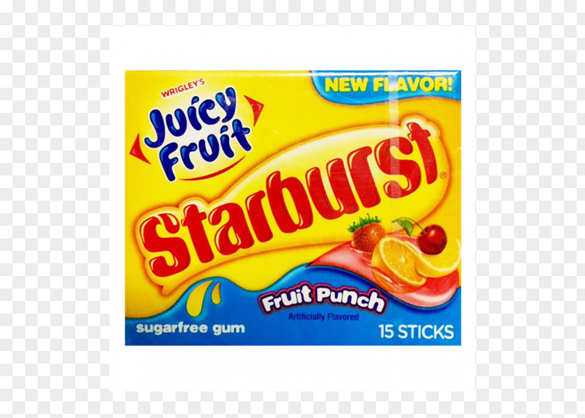 Bubble Gum Chewing Juicy Fruit Starburst Wrigley Company Candy PNG