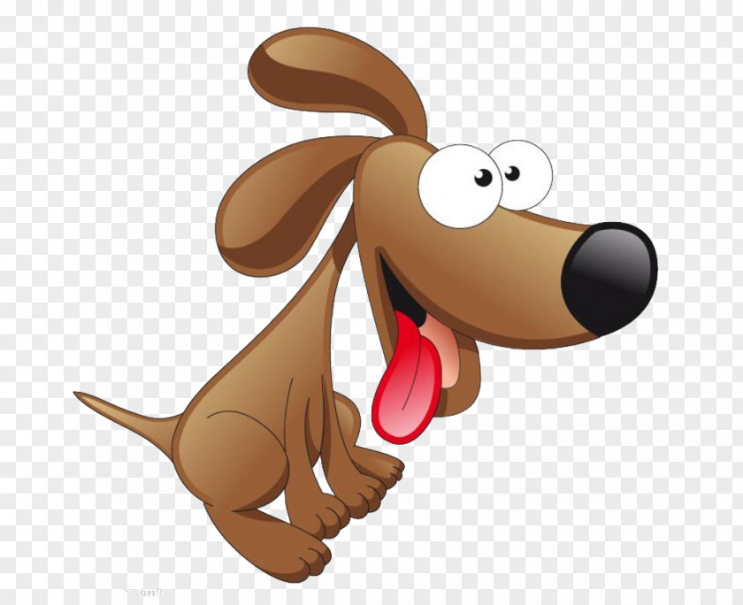 Cute Dog Dachshund Puppy Cartoon Clip Art PNG