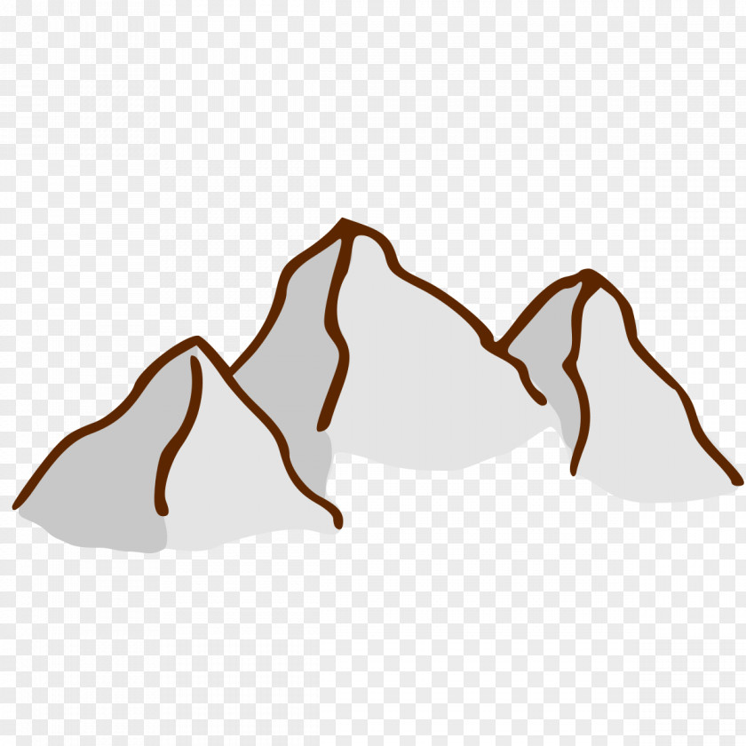 Fantasy Map Symbols Desert Mountains Clip Art PNG