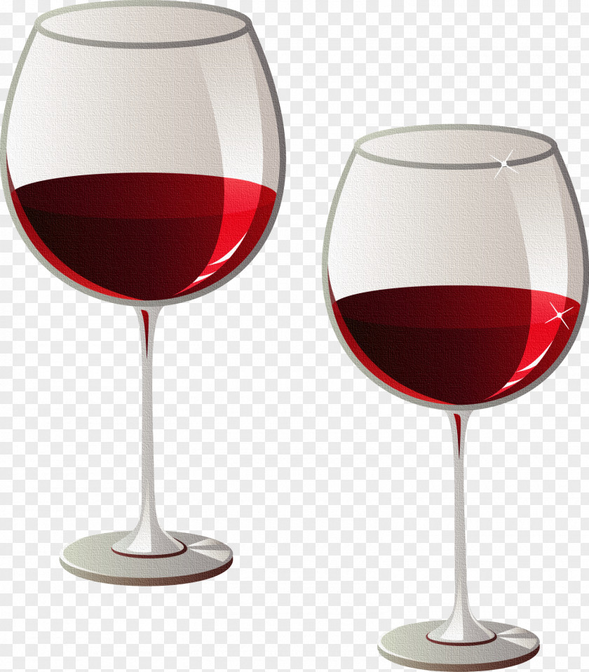 High Mounted Foot Glasses Of Red Wine White Glass Clip Art PNG