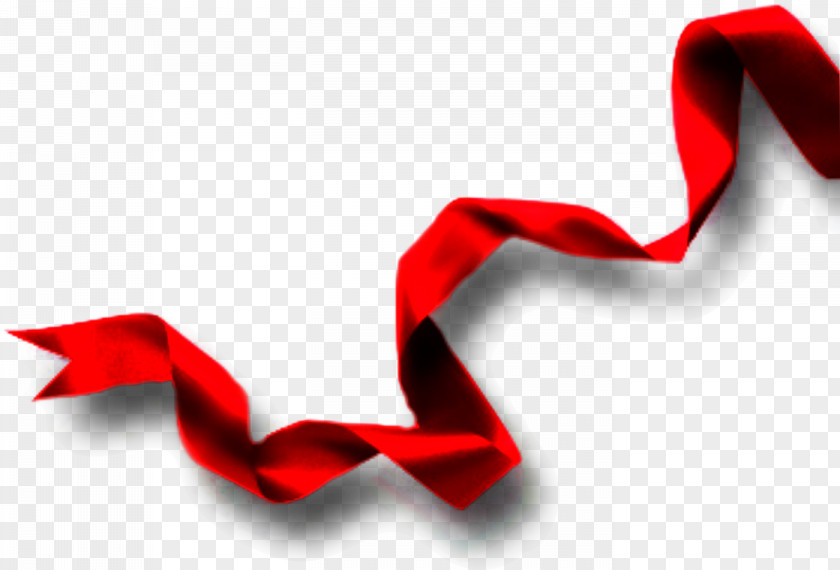 Logo Red Background Ribbon PNG