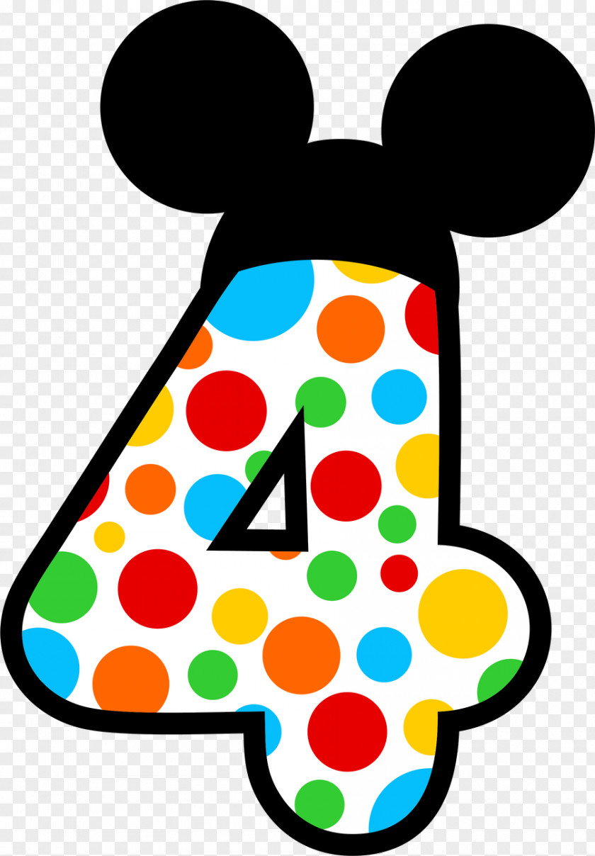 Minnie Mouse Mickey Number Clip Art PNG
