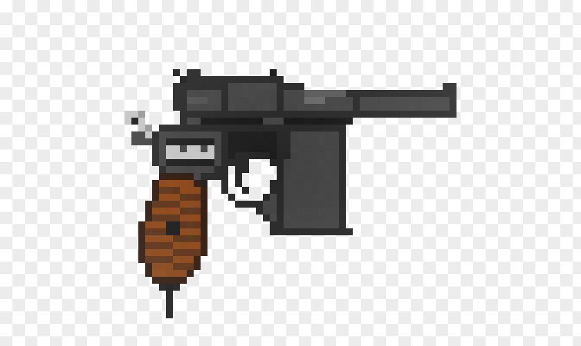 Pixel Gun Firearm Art Mauser C96 Pistol PNG