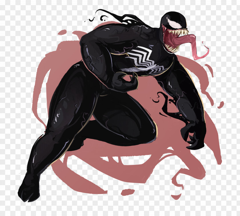 Venom Art Drawing Erik Killmonger Symbiote PNG